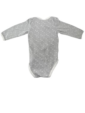 Body manches longues gris HELLO KITTY taille 9 mois