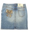 Jupe jean roses love LOVE MOSCHINO taille 38