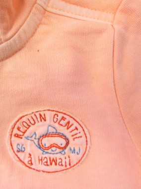Veste requin rose SERGENT MAJOR taille 9 mois
