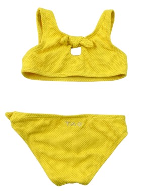 Maillot de bain 2p jaune paillette TAPE A L'ŒIL taille 12 mois