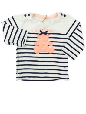 T-shirt ML marinière ourson...