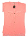 T-shirt chemisier MC rose fluo GEMO taille 12 ans