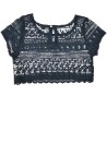 T-shirt crop top ajouré KIABI taille 8 ans