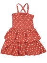 Robe brique motif KIABI taille 8 ans