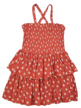 Robe brique motif KIABI...