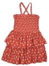 Robe brique motif KIABI taille 8 ans