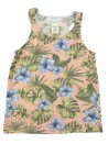 Débardeur rose fleurs bleues H&M taille 6-8 ans