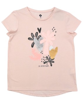 T-shirt MC rose palmier...