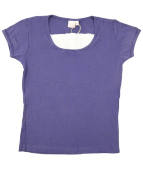 T-shirt MC violet 2 en 1...