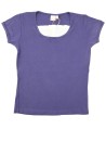 T-shirt MC violet 2 en 1 INFLUX taille 12 ans
