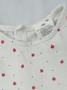 Combishort pommes rouges KIABI taille 24 mois