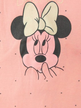 Combishort rose Minnie brillant DISNEY taille 18 mois