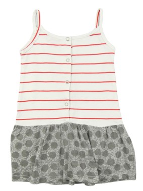 Robe bi couleur pois PIK OUIC taille 18 mois