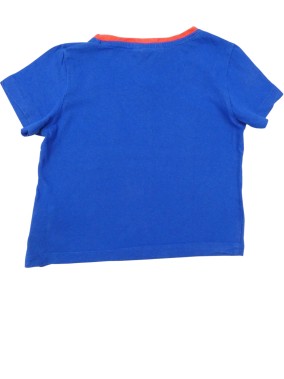 T-shirt MC bleu Cars racer DISNEY taille 4 ans
