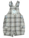 Salopette carreaux bus taille 6 mois
