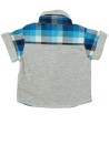 Chemise MC carreaux bleus U COLLECTION taille 6 mois