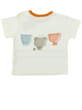 T-shirt MC content faché CATIMINI taille 6 mois 67cm