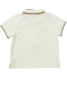 T-shirt MC beige col tricolore SERGENT MAJOR taille 6 mois