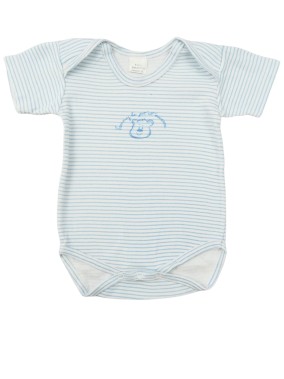 Body MC bleu rayures ourson...