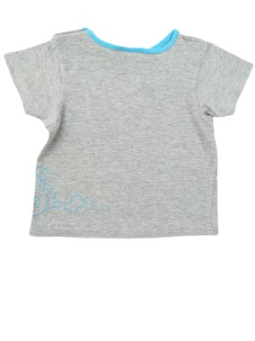 T-shirt MC gris voiture BOITE A MALICES taille 18 mois