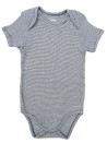 Body Mc bleu rayures KIABI taille 36 mois