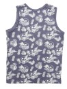 Débardeur bleu crânes ananas PRIMARK taille 7-8 ans