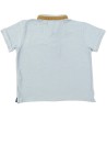 T-shirt MC bleu ciel marron ZARA 2-3 ans