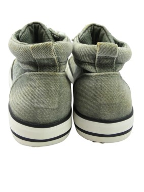 Baskets hautes kaki style usé TAPE A L'ŒIL pointure 34
