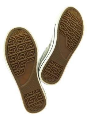 Baskets hautes kaki style usé TAPE A L'ŒIL pointure 34
