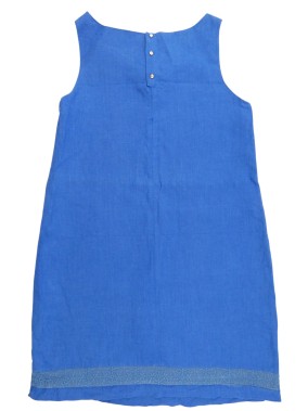 Robe lin bleu ZARA taille 13-14 ans