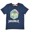 T-shirt MC marine sequins NINJAGO LEGO taille 6-8 ans H&M
