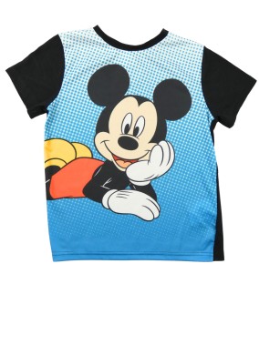 T-shirt MC noir Mickey pois...