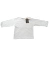 T-shirt manches longues blanc KIMBALOO taille 9 mois
