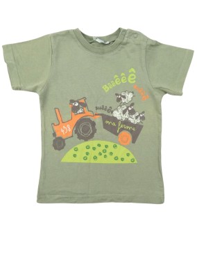 T-shirt MC kaki mouton...