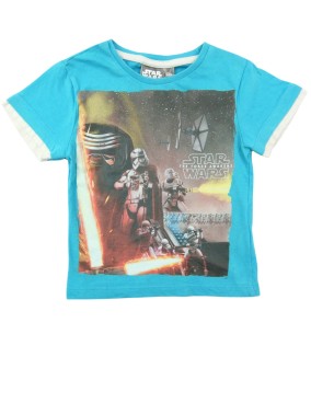 T-shirt Mc bleu the force...