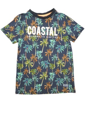 T-shirt MC palmiers Coastal WE taille 10 ans