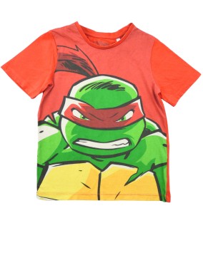 T-shirt Mc rouge Tortue Ninja NICKELODEON taille 134cm 10 ans