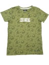 T-shirt MC kaki tête de mort THREADBOYS taille 9-10 ans