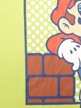 T-shirt MC vert Mario SUPERMARIO taille 134cm 10 ans