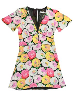Robe fleuri ouvert ZARA taille L