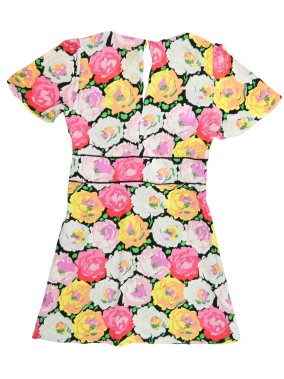 Robe fleuri ouvert ZARA taille L