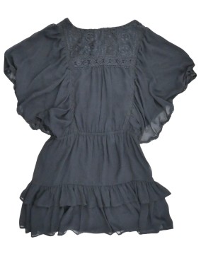Robe marine macramé MORGAN taille 40