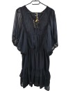 Robe marine macramé MORGAN taille 40
