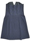 Robe bustier marine à pois ESPRIT taille 40