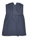 Robe bustier marine à pois ESPRIT taille 40