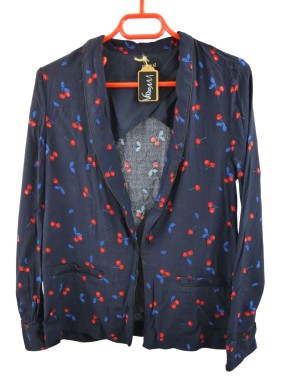 Veste marine cerises KOOKAI taille L