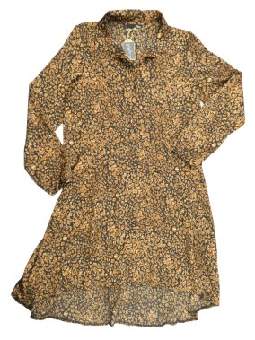 Robe marron tachetée ETAM taille 38