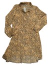 Robe marron tachetée ETAM taille 38