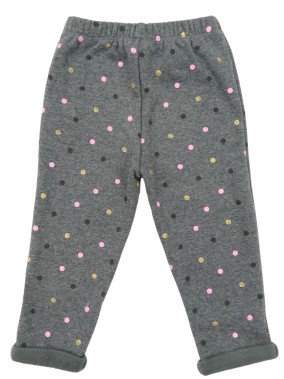 Legging épais gris à pois or TISSAIA taille 24 mois