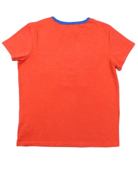 T-shirt MC triceratop rouge DPAM taille 10 ans